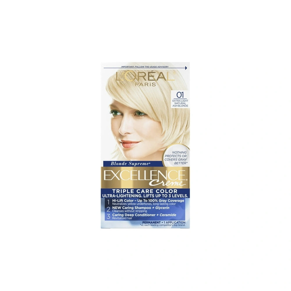 L'Oreal Paris Excellence Triple Protection Permanent Hair Color 6.3 fl OZ(Pack of 12)
