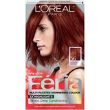 L'Oreal Paris Feria Shimmering Permanent Hair Color, 56 Brilliant Bordeaux (Auburn Brown) (Pack of 12)