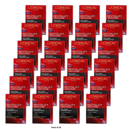 L'Oreal Paris Revitalift Triple Power Anti-Aging Night Cream - 1.7 Oz (Pack of 24)