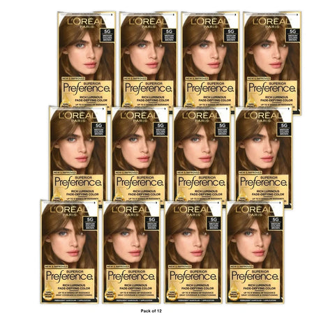 L'Oreal Paris Superior Preference Fade-Defying Color + Shine System - 6.5 fl OZ (Pack of 12)