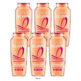L Oreal Paris Elvive Dream Lengths Damaged Hair Repairing Shampoo Squeeze 12.5 fl oz (Pack of 6)