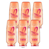 L Oréal Paris Elvive Dream Lengths Squeeze Conditioner Damaged Hair Castor Oil 12.5 fl oz (Pack of 6)
