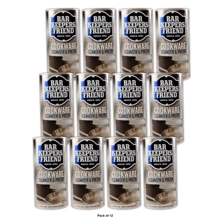Bar Keepers Friend Cookware Cleanser, 12-OZ (Pack of 12)