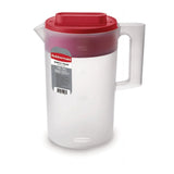 Rubbermaid Simply Pour Clear/Red Pitcher Plastic 1 gal (Pack of 2)