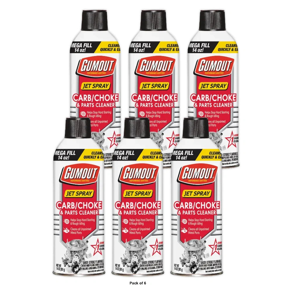 Gumout Carb and Choke Cleaner - 800002231W 14 oz (Pack of 6)