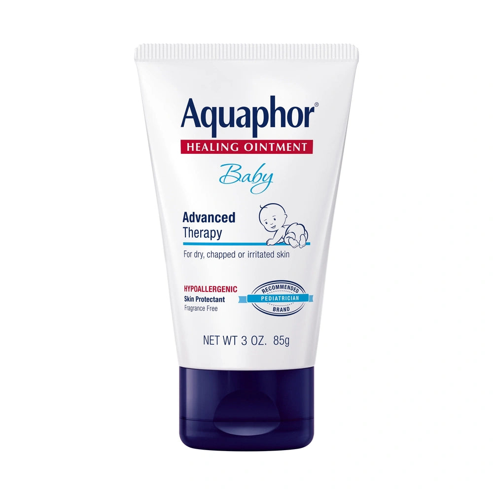 Aquaphor Baby Healing Ointment Diaper Rash and Dry Skin Protectant, 3 OZ (Pack of 12)