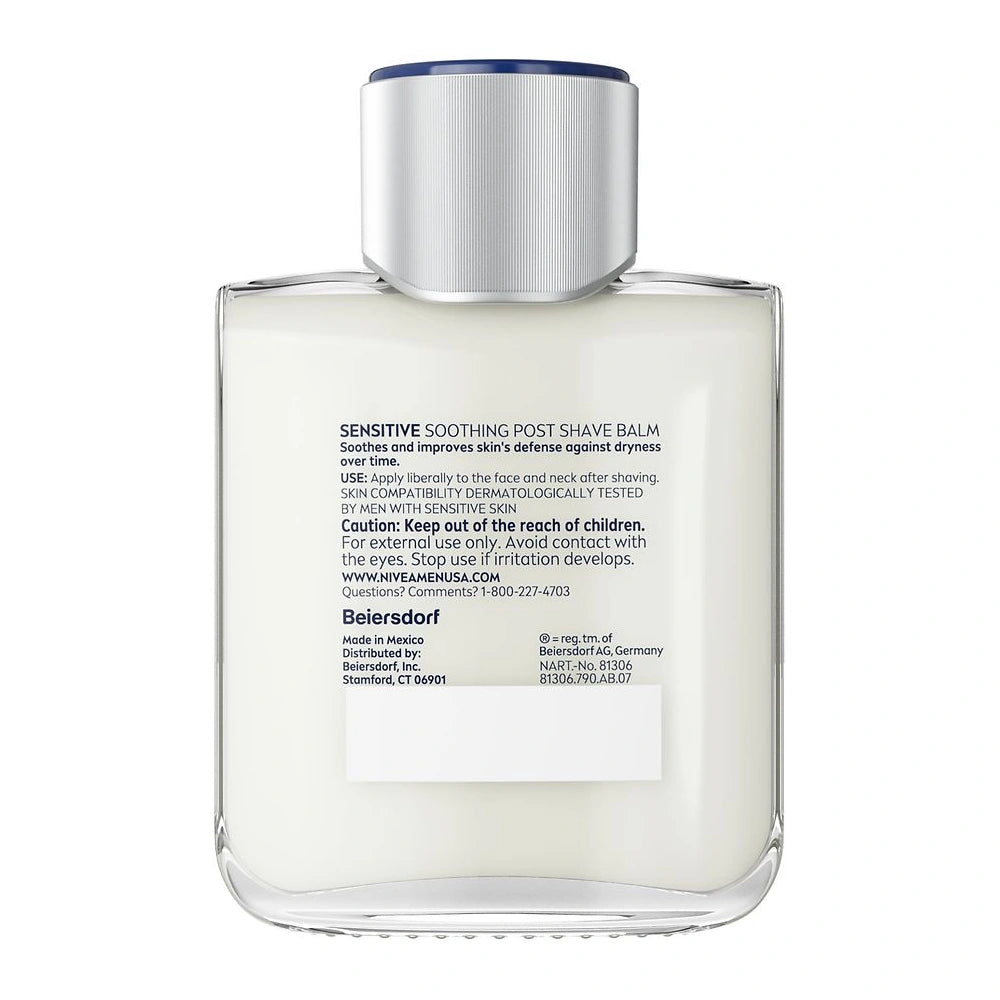 NIVEA MEN Sensitive Post Shave Balm with Vitamin E, Chamomile and Witch Hazel Ex 3.3 OZ (Pack of 12)