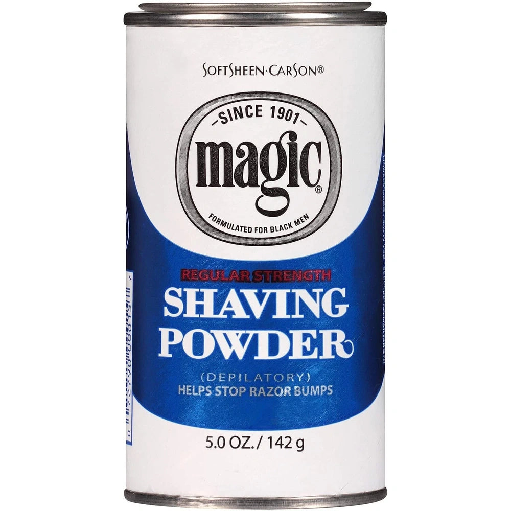 Magic Regular Strength Shaving Powder Hair Removal Depilatories for Men 5 fl oz (Pack of 6)