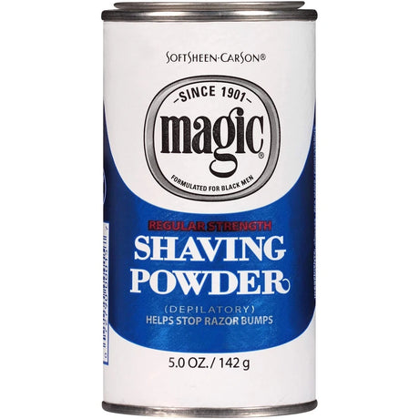 Magic Regular Strength Shaving Powder Hair Removal Depilatories for Men 5 fl oz (Pack of 6)