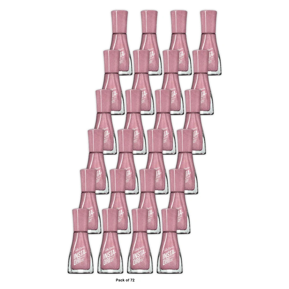 Sally Hansen Insta-Dri Nail Color Petal To The Metal 3-in-1 Formula Color Nai 0.31 fl Oz(Pack of 72)