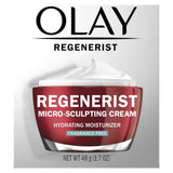 Olay Regenerist Face Moisturizer Micro-Sculpting Cream - Fragrance Free 1.7 oz (Pack of 12)