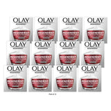 Olay Regenerist Face Moisturizer Micro-Sculpting Cream - Fragrance Free 1.7 oz (Pack of 12)