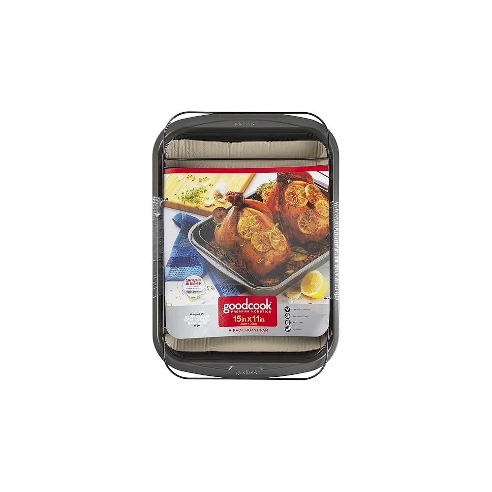 Good Cook 11.5 Inch x 15.5 Inch Roast Pan 28.5 OZ (Pack of 6)
