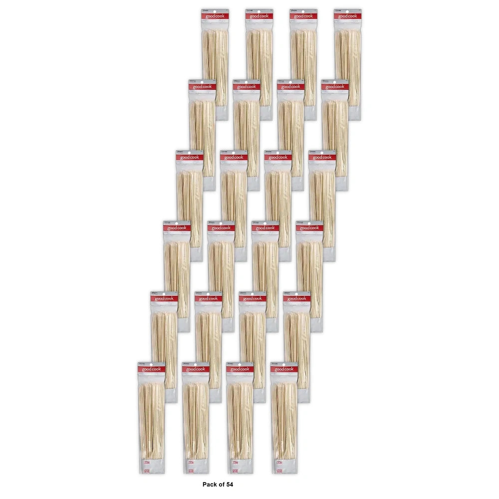Good Cook 12" Wood Skewers 100 count (Pack of 54)