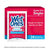 Wet Ones Antibacterial Hand Wipes Singles (Pack of 10)