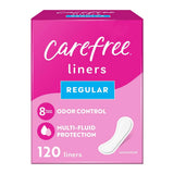 Carefree Unwrapped Unscented Panty Liners - (Pack of 4)