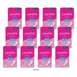CAREFREE® THONG Panty Liners With Wings Flat Unscented 49ct (Pack of 12)