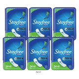 Stayfree Maxi Pads (without Wings) Unscented Super (Pack of 6)
