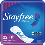 STAYFREE Classic Pads Super Long without Wings (Pack of 4)