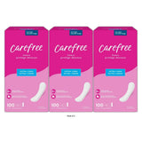 Carefree Unwrapped Unscented Panty Liners - (Pack of 3)