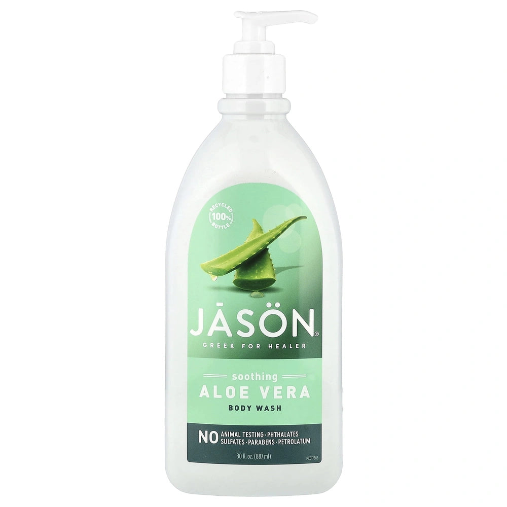 JASON Soothing Body Wash Aloe Vera 30 fl oz (Pack of 6)