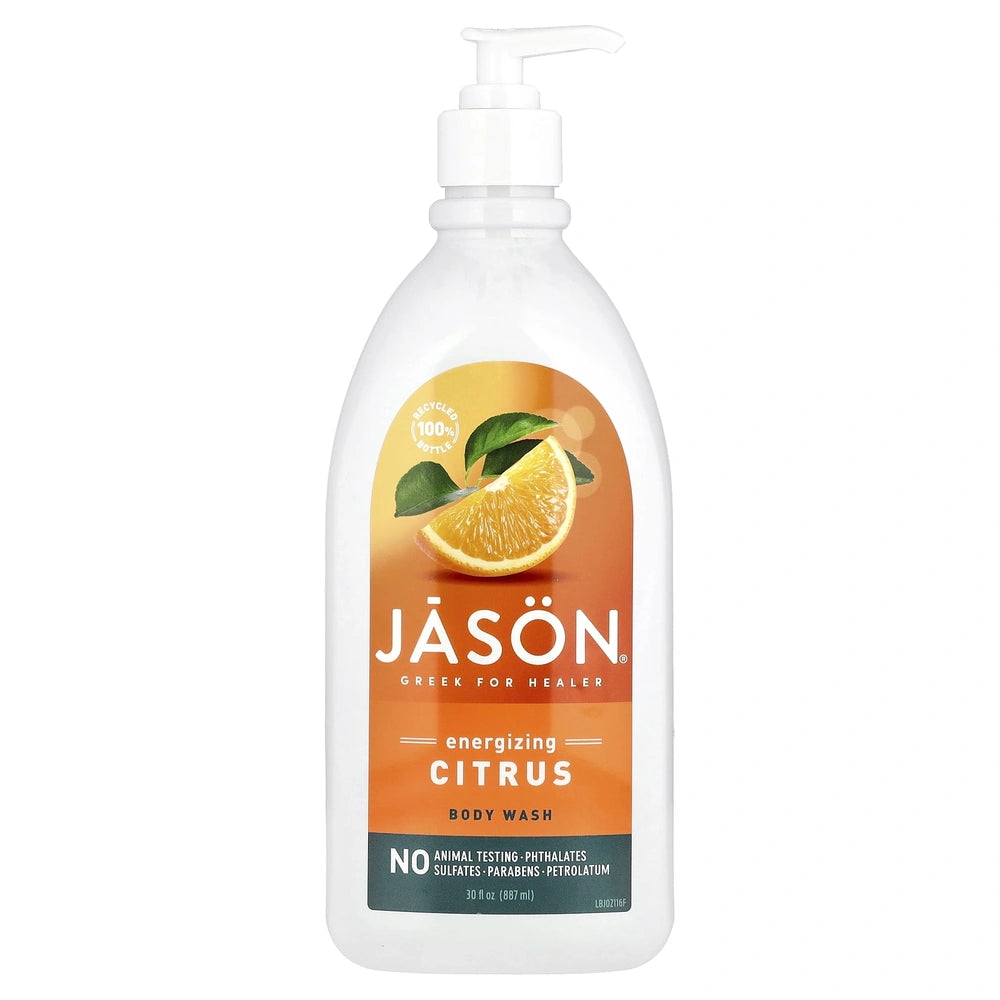 JASON Energizing Body Wash Citrus 30 fl oz (Pack of 6)