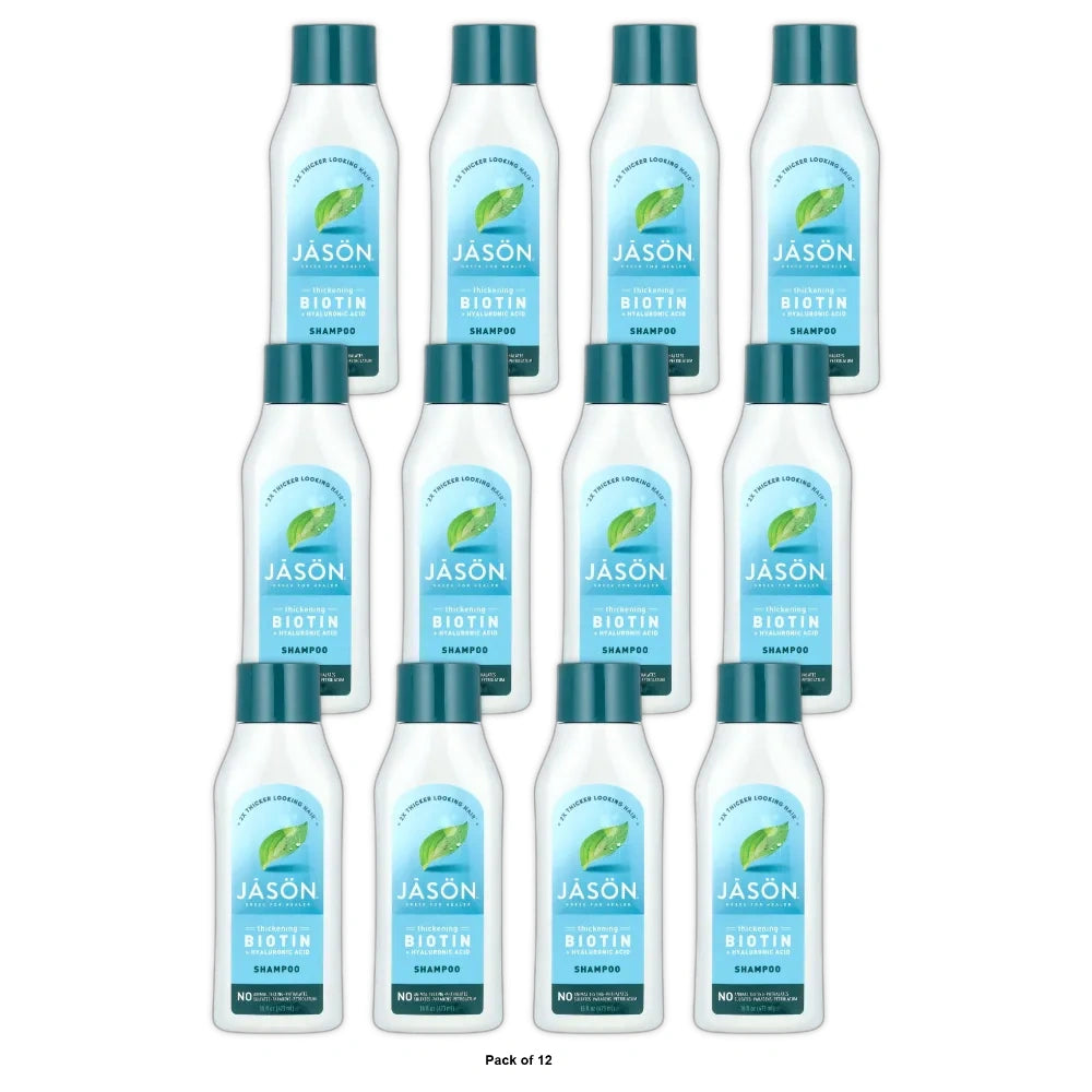 Jason Restorative Biotin Shampoo 16 fl Oz (Pack of 12)