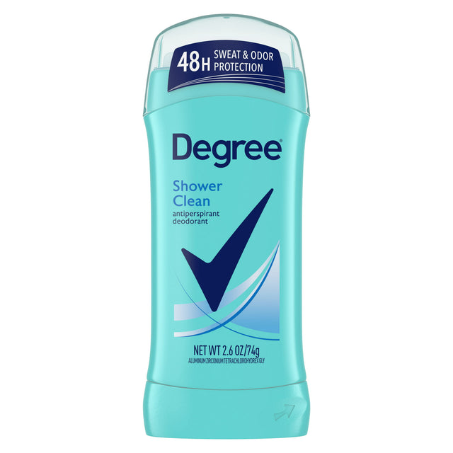 Degree Women Dry Protection Antiperspirant Deodorant Shower Clean 2.6Oz (Pack of 12)