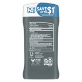 Dove Men+Care Long Lasting Antiperspirant Deodorant Stick for Men Twin Pack Cle 2.7 oz (Pack of 6)