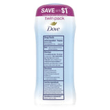 Dove Beauty Powder 48-Hour Invisible Solid Antiperspirant &Amp; Deodorant Stick - 1. 2.6 Oz (Pack Of 6)