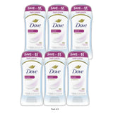 Dove Beauty Powder 48-Hour Invisible Solid Antiperspirant &Amp; Deodorant Stick - 1. 2.6 Oz (Pack Of 6)