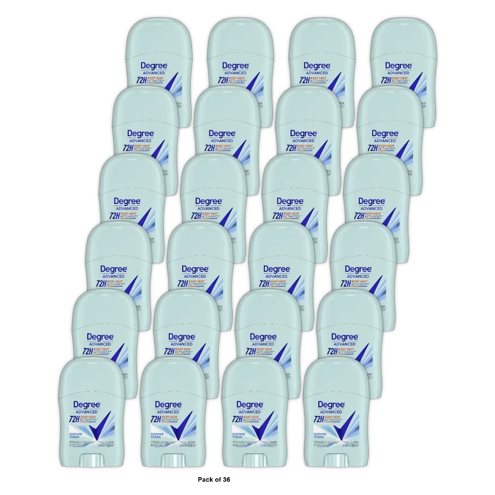 Degree Dry Protection Antiperspirant Deodorant Shower Clean, Travel Size, 0.5 oz (Pack of 36)