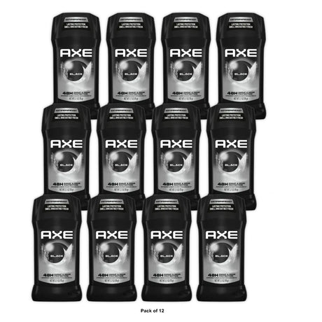 Axe Black Long Lasting Men s Antiperspirant Deodorant Stick Fren Pear and Ced 2.7 OZ (Pack of 12)