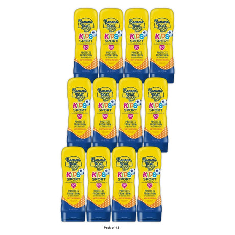 Banana Boat Kids Sport Sunscreen Lotion - SPF 50+ 6 fl OZ (Pack of 12)