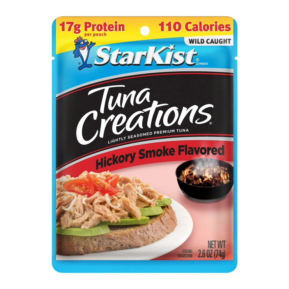 StarKist Tuna Creations Hickory Smoked 17g Protein Pouch 2.6 OZ (Pack of 12)