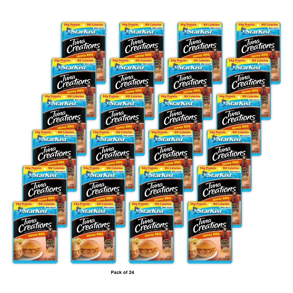 StarKist Tuna Creations Honey BBQ Tuna Pouch 2.6 Oz (Pack of 24)