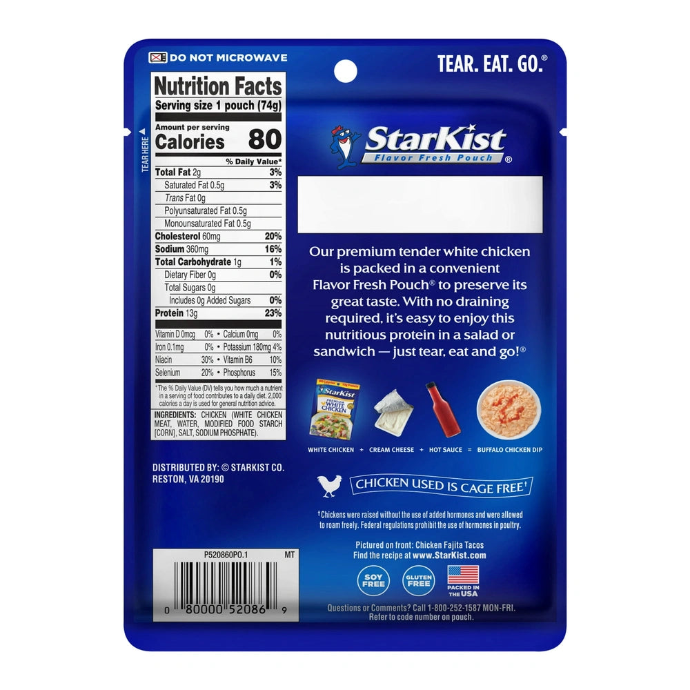 Starkist Premium White Chicken - 2.6 OZ (Pack of 12)