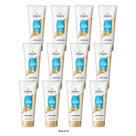 Pantene Pro-V Classic Clean Conditioner, Shine Enhancing, 10.4 fl oz (Pack of 12)