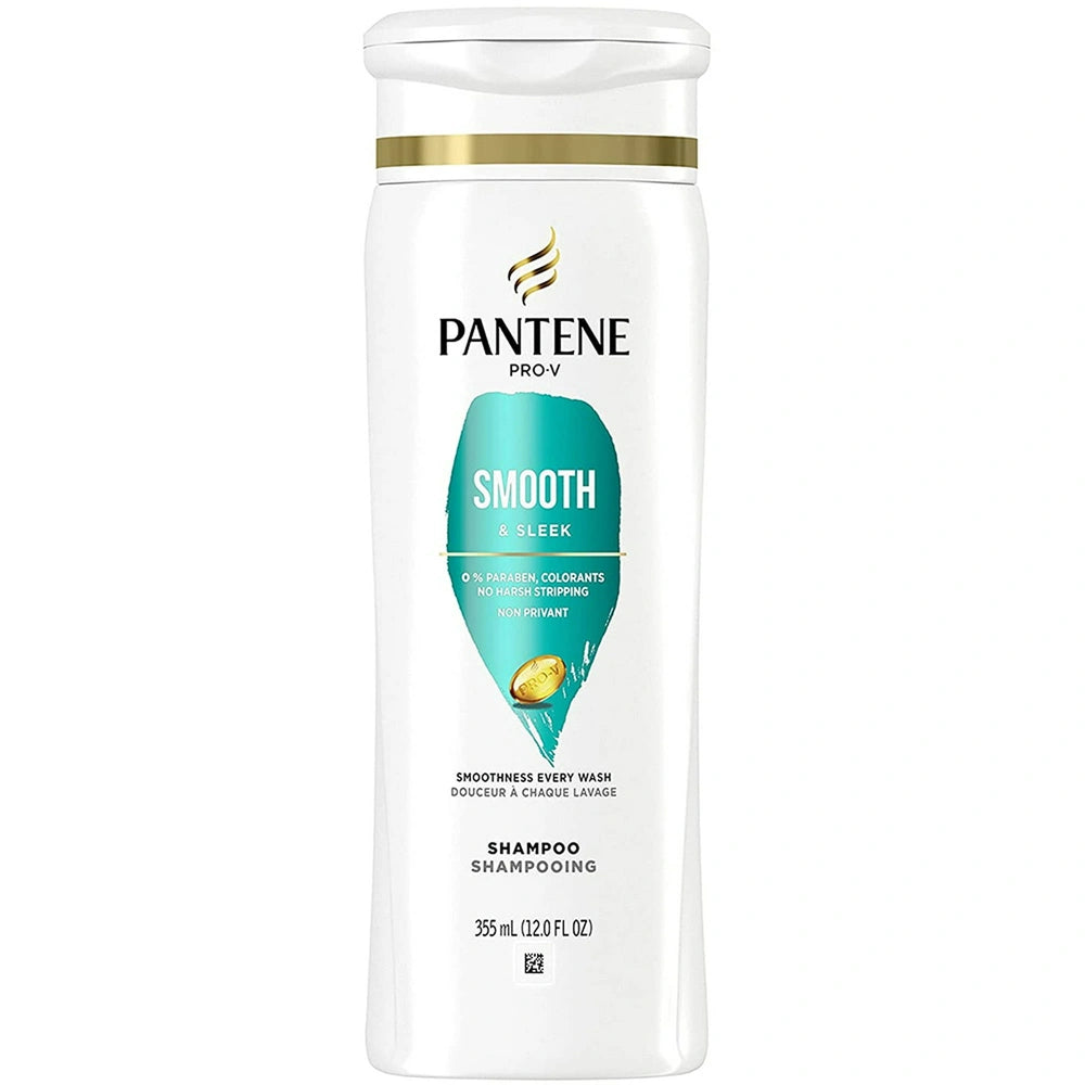 Pantene Pro-V Smooth & Sleek Shampoo - 12 OZ (Pack of 6)