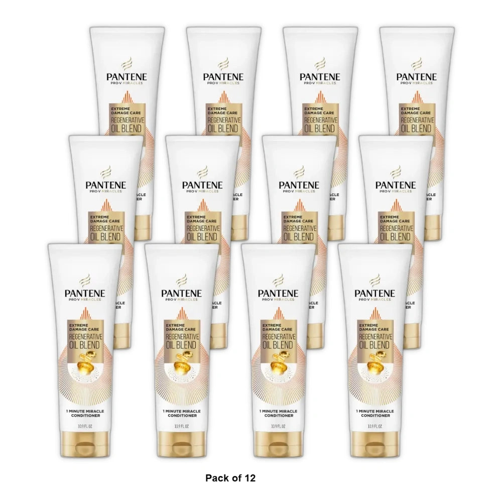 Pantene Pro-V Miracles Extreme Damage Conditioner - 10.9 fl Oz (Pack of 12)