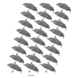 6 pack - The Weather Staion Compact Rain Umbrella, 42in, Single Person, Automatic Open (Pack of 24)