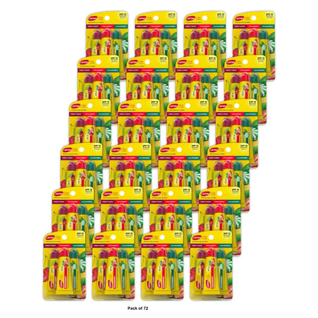 Carmex Daily Care Moisturizing Lip Balm Variety Pack, 3 Tubes - 0.15 Oz (Pack Of 72)