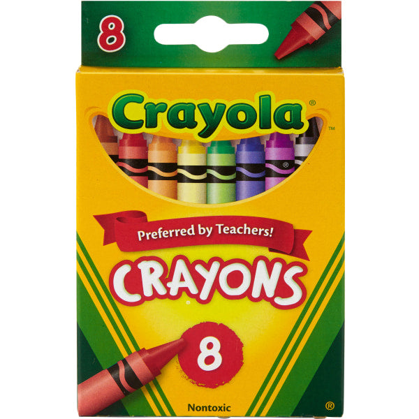 Crayola Classic Color Nontoxic Crayons Assorted Preferred By Teacher With Hang Tab 3.04oz (Pack of 48)