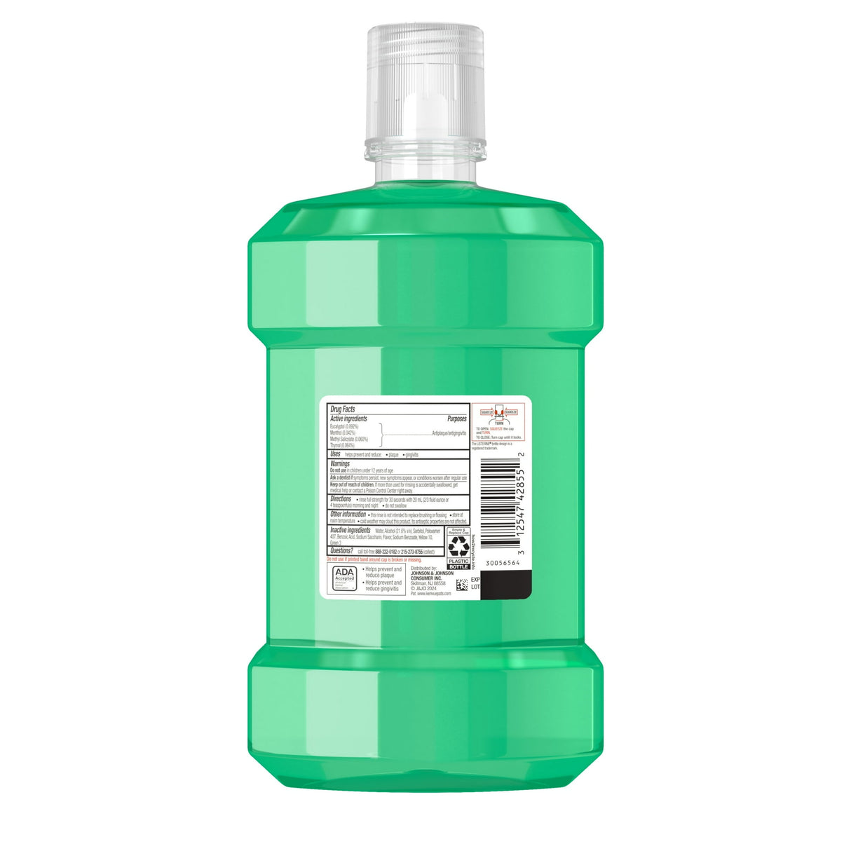 Listerine Antiseptic Mouthwash, Freshburst 1.5 Liter 51.2 oz (Pack of 6)