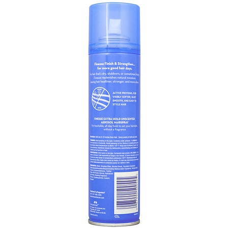 Self Adjusting Extra Hold Unscented Hair Spray Finesse 7 OZ (Pack of 12)