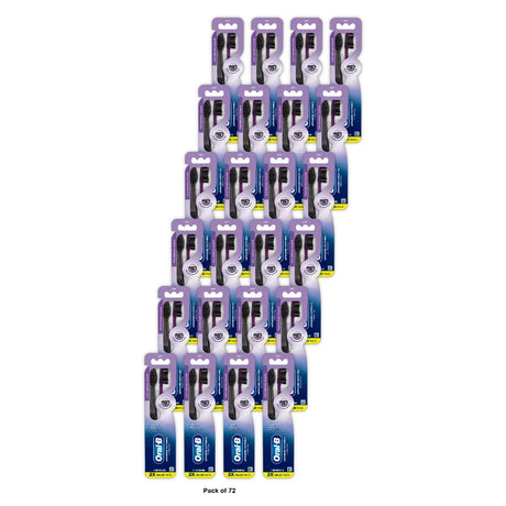 Oral-B Charcoal Toothbrush Soft 2 Count (Pack of 72)