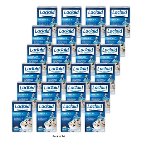 Lactaid Fast Act Lactose Intolerance Caplets - 60pk 2.08 Oz (Pack of 24)