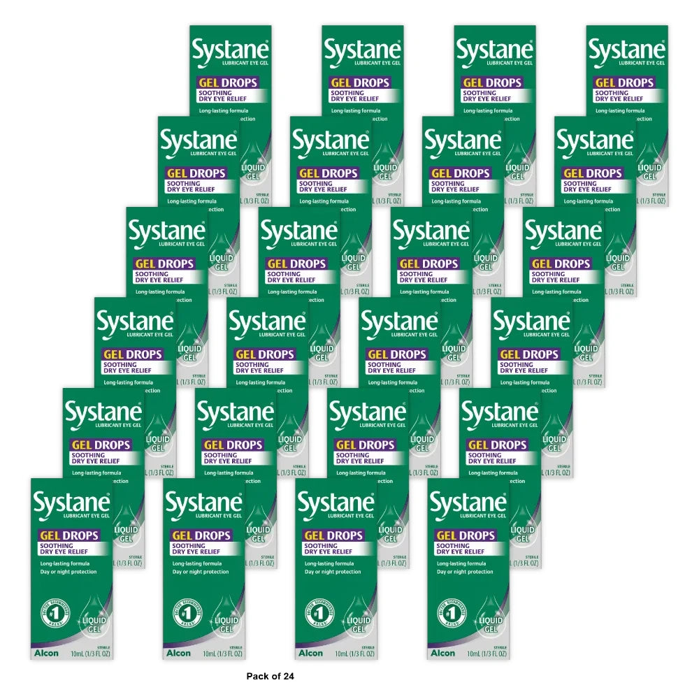 Systane Gel Drops Lubricant Eye Gel - 0.33 Fl Oz (Pack Of 24)