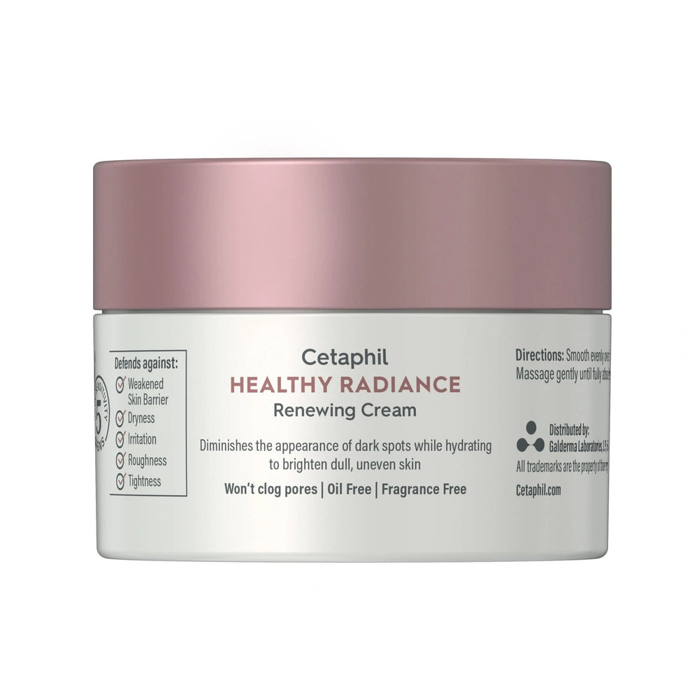 Cetaphil Health Radiance Renewing Hypoallergenic Fragrance Free Cream 1.7 oz (Pack of 12)