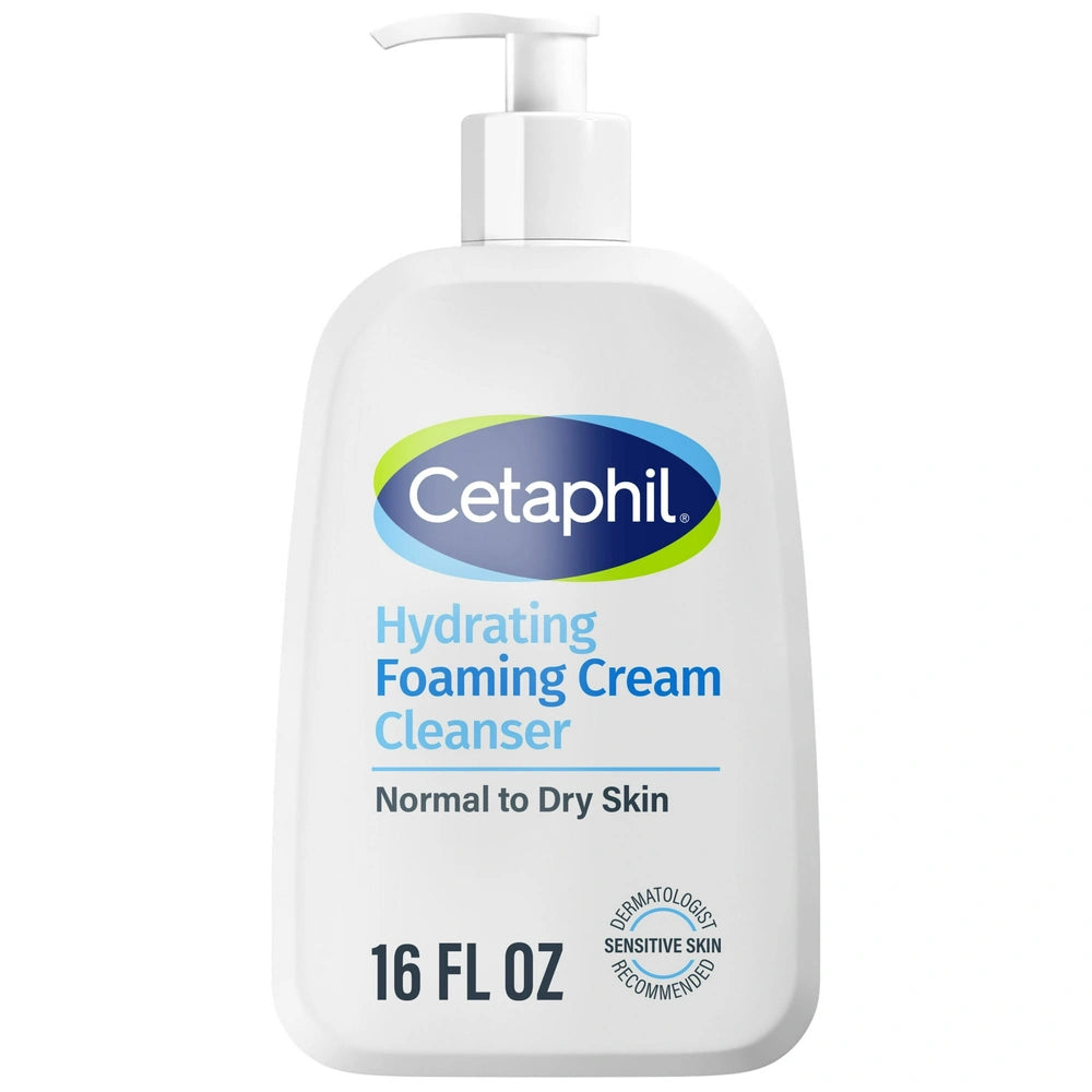 Cetaphil Hydrating Foaming Cream Cleanser - 16.0 fl oz (Pack of 12)